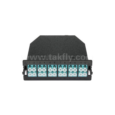 MPO ক্যাসেট মডিউল MPO/MTP-LC 12C/24C ডেটা সেন্টারের জন্য ফাইবার অপটিক FTTX