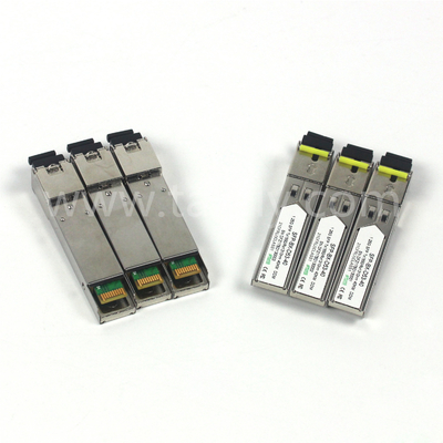 1.25G SFP BIDI অপটিক্যাল ট্রান্সিভার মডিউল Tx1310/Rx1550nm 40KM SMF DDM LC CISCO JUNIPER HUAWEI সামঞ্জস্যপূর্ণ