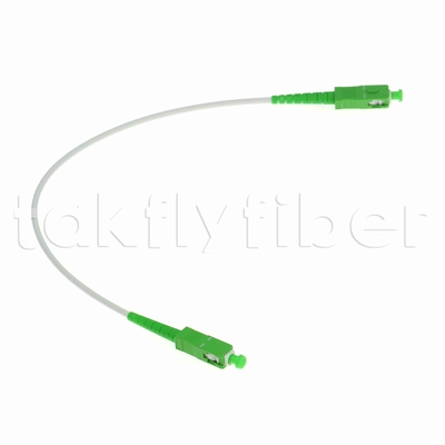 রোডেন্ট প্রতিরোধী G657A2 SC APC ফাইবার অপটিক প্যাচকর্ড বর্মযুক্ত ফাইবার প্যাচ ক্যাবল এসএম 3.0 মিমি
