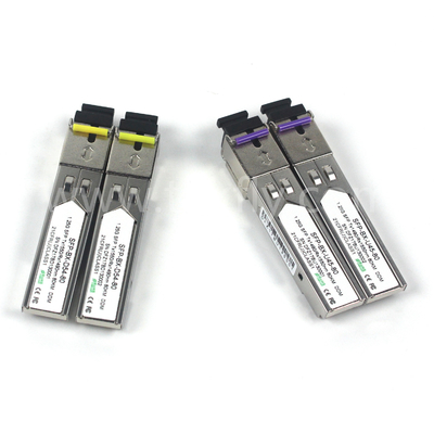 BIDI 1.25 G SFP ট্রান্সসিভার Tx1550/Rx1490nm 80KM SMF DDM LC CISCO JUNIPER HUAWEI সামঞ্জস্যপূর্ণ
