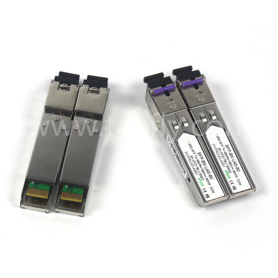 BIDI 1.25 G SFP ট্রান্সসিভার Tx1550/Rx1490nm 80KM SMF DDM LC CISCO JUNIPER HUAWEI সামঞ্জস্যপূর্ণ