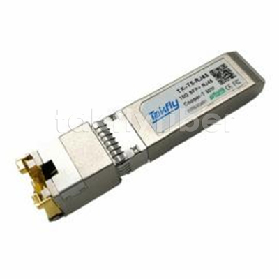 10GBASE-T SFP+ কপার ট্রান্সসিভার কমপ্যাক্ট RJ-45 সংযোগকারী সমাবেশ