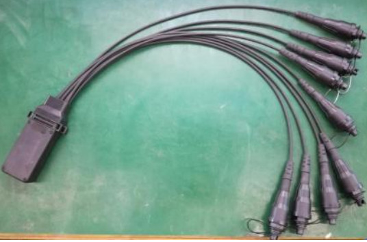 1x4 1x8 মিনি ফাইবারহাব বন্ধ ITU-T G.657A2 4.8mm ক্যাবল ফাইবার অপটিক পিএলসি স্প্লিটার