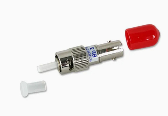 ST APC/UPC সংযোগকারী সহ 1dB-30dB ST/UPC/APC পুরুষ-মহিলা ফাইবার অপটিক্যাল অ্যাটেন্যুয়েটর