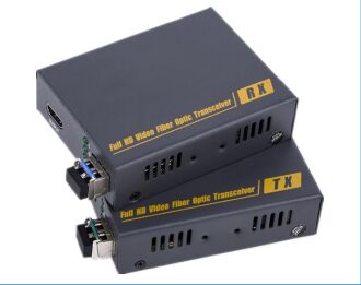 ভিডিও ওয়াল কন্ট্রোলারের জন্য 4K HDMI 1.4 KVM দ্বিমুখী ফাইবার অপটিক ভিডিও এক্সটেন্ডার 225MHz