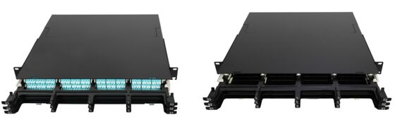 1U 2U 4U উচ্চ ঘনত্বের এমপিও ক্যাসেট প্যাচ প্যানেল