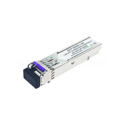 ডেটা সেন্টার FTTX-এর জন্য SFP 1.25gbps 80km LC Reach Tx1490nm/Rx1550nm দ্বি-দিকনির্দেশক অপটিক্যাল ট্রান্সসিভার