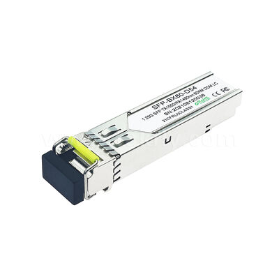 ডেটা সেন্টার FTTX-এর জন্য SFP 1.25gbps 80km LC Reach Tx1490nm/Rx1550nm দ্বি-দিকনির্দেশক অপটিক্যাল ট্রান্সসিভার