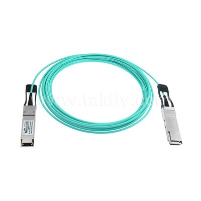 এওসি অ্যাক্টিভ অপটিক্যাল ক্যাবলস ফাইবার 40G QSFP+ থেকে 40G QSFP+ ডেটা সেন্টারের জন্য FTTH FTTX