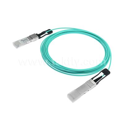 অ্যাক্টিভ অপটিক্যাল ক্যাবলস ফাইবার এওসি 40G QSFP+ থেকে 40G QSFP+ ডেটা সেন্টারের জন্য FTTH FTTX