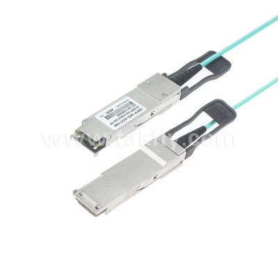 অ্যাক্টিভ অপটিক্যাল ক্যাবলস ফাইবার এওসি 40G QSFP+ থেকে 40G QSFP+ ডেটা সেন্টারের জন্য FTTH FTTX