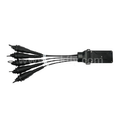 জলরোধী 1x4 মিনি ফাইবারহাব ক্লোজার ITU-T SM G657A2 2.0 মিমি কেবল ফাইবার অপটিক পিএলসি স্প্লিটার IP68