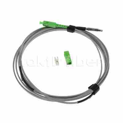 FTTH FTTX টানযোগ্য বুলেট এসসি/এপিসি ফাইবার অপটিক প্যাচকর্ড LSZH জ্যাকেট এবং G657A2 ফাইবার সহ