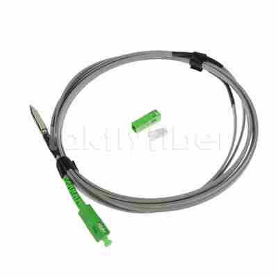 FTTH এবং FTTP-এর জন্য 2.0*5.2mm SC/APC থেকে SC/APC পুশযোগ্য ফাইবার ড্রপ ক্যাবল অ্যাসেম্বলি