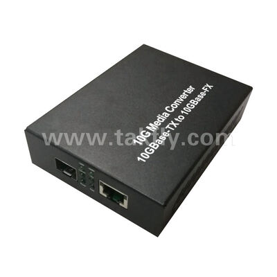 10g SFP+ & RJ45 Port Fiber Optic Media Converter