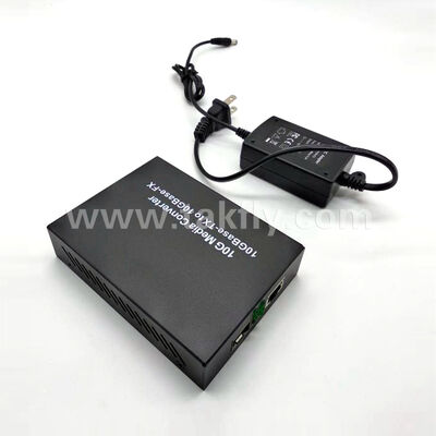 10g SFP+ & RJ45 Port Fiber Optic Media Converter