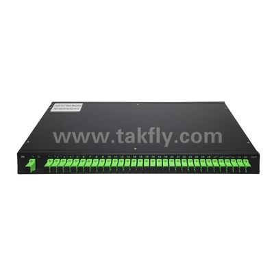 Fiber Optic PLC Splitter Rack Mount Singlemode G657A SC APC/UPC for Data Center Telecom FTTx