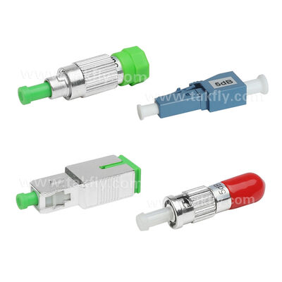 OEM ফাইবার অপটিক্যাল অ্যাটেনুয়েটর ফিক্সড LC/SC/ST/FC SM/MM UPC/APC মেল/ফিমেল ডেটা সেন্টার FTTX এর জন্য