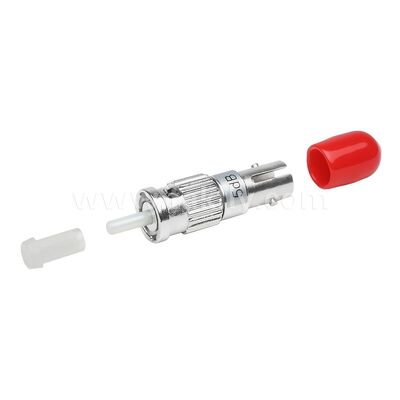 OEM ফাইবার অপটিক্যাল অ্যাটেনুয়েটর ফিক্সড LC/SC/ST/FC SM/MM UPC/APC মেল/ফিমেল ডেটা সেন্টার FTTX এর জন্য