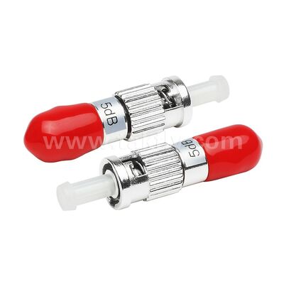 OEM ফাইবার অপটিক্যাল অ্যাটেনুয়েটর ফিক্সড LC/SC/ST/FC SM/MM UPC/APC মেল/ফিমেল ডেটা সেন্টার FTTX এর জন্য