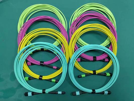 উচ্চ-ঘনত্বের ডেটা সেন্টার অ্যাপ্লিকেশনের জন্য MPO MTP মাল্টি-কোর প্রি-টার্মিনেটেড ফাইবার প্যাচ কর্ড