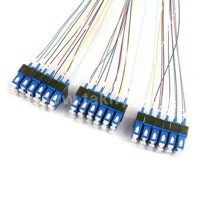 ফাইবার অপটিক প্যাচ কার্ড 36Cores SC-SC প্রাক-সমাপ্তিযুক্ত ব্রেকআউট প্যাচকর্ড টেলিকম ডেটা সেন্টারের জন্য