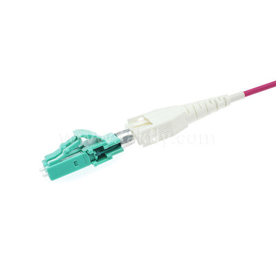 উচ্চ-ঘনত্বের তারের জন্য স্পেস-সেভিং LC-LC Uniboot প্যাচ কর্ড