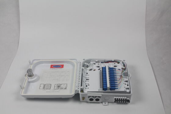 আইপি 65 সুরক্ষা এবং 0.2dB সন্নিবেশ ক্ষতি সহ সহজ রক্ষণাবেক্ষণ FTTH ফাইবার অপটিক টার্মিনেশন বক্স
