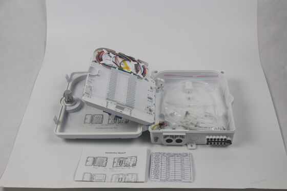 আইপি 65 সুরক্ষা এবং 0.2dB সন্নিবেশ ক্ষতি সহ সহজ রক্ষণাবেক্ষণ FTTH ফাইবার অপটিক টার্মিনেশন বক্স