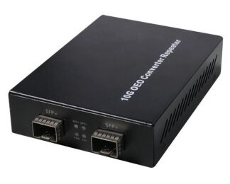 10G অপটিক্যাল ফাইবার  SFP + থেকে SFP + OEO রিপিটার/অ্যামপ্লিফায়ার - উচ্চ কার্যক্ষমতা এবং দক্ষতা