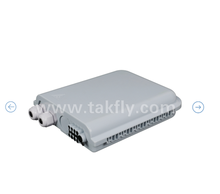 FTKS-1805-8E টার্মিনেশন বক্স 8 PCS SC/UPC SM SX অ্যাডাপ্টার এবং পিগটেল সম্পূর্ণরূপে ইনস্টল করা আছে