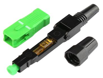 DF-5501 SC ফাস্ট কানেক্টর FTTH ড্রপ ক্যাবলের জন্য প্রাক-পোলিশ, টুল-মুক্ত