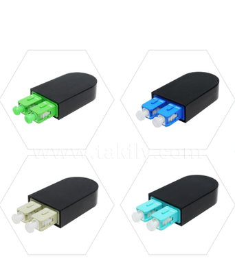 SC Fiber Loopback – Fixed End-to-End Design, Transmitter-to-Receiver Optical Loop in a Single SC Connector