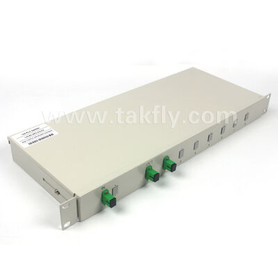 Complete 1×2 to 1×32 PLC Splitter Series – 1U Rack Chassis for Central Office