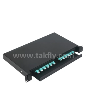 TK-ODF-RS24 ফাইবার ডিস্ট্রিবিউশন ফ্রেম স্লাইডেবল ড্রয়ার ডিজাইন, সহজ ক্যাবল ম্যানেজমেন্ট, রিবন এবং একক ফাইবার সমর্থন করে