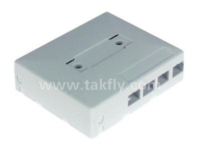 FTTH ডেস্ক বক্স 4 পোর্ট ডেস্ক নেটওয়ার্ক টেলিকমিউনিকেশন এবং চীন থেকে LAN/WAN এর জন্য মাউন্ট করা হয়েছে