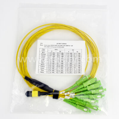 MPO MTP High‑Density Multi‑Fiber Patch Cord – 8/12/24 Cores, Low Loss, 500 Mating Cycles, IEC & TIA Compliant
