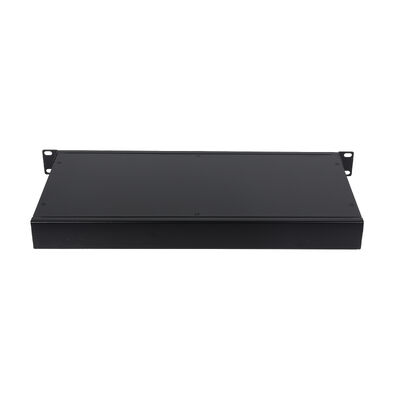 OEM 1U 19 ইঞ্চি 2x64 র্যাক মাউন্ট এলসি ফাইবার অপটিক পিএলসি স্প্লিটার FTTx ডেটা সেন্টারের জন্য