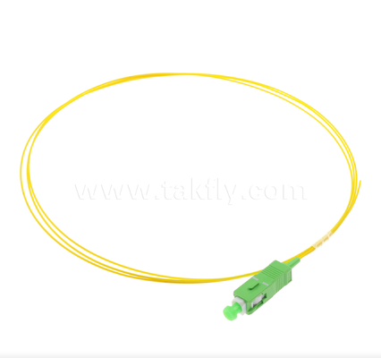 SC Simplex Fiber Optic Pigtail – 0.9/2.0/3.0mm Cable Diameters, Connectorized One End, Bare Fiber on the Other, for Optical Termination, Splicing & Equipment Connection