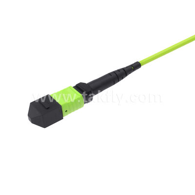 MPO MTP Patchcord Multimode OM5 Trunk Cable 12F Fiber Optic for Data Center AI Telecom Cabling
