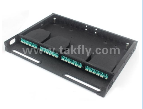 FTTH High-Density MTP/MPO to LC Fiber Cassette Management Fiber Patch Panel For Data Center 