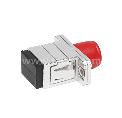 FC-SC Hybrid Adapter – Simplex, Metal Housing, Female-Female, for Different Connector Interconnection