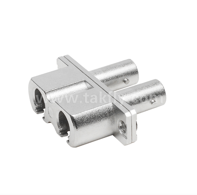 ST-LC Metal Hybrid Adapter – Duplex, Female-Female, for Connecting Different Connector Interfaces