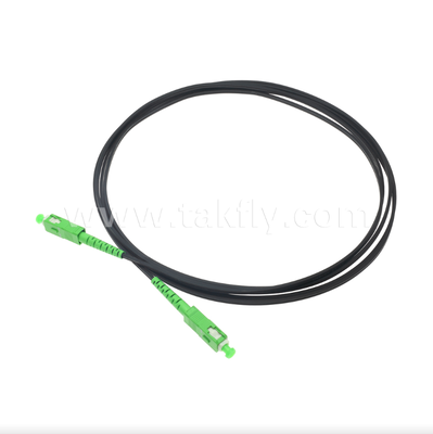 SC/APC থেকে SC/APC FTTH ইনডোর ফ্ল্যাট ড্রপ প্যাচ কর্ড - সিমপ্লেক্স, প্রি-টার্মিনেটেড, দ্রুত ইন-বিল্ডিং স্থাপনার জন্য অ্যান্টি ভাইব্রেশন