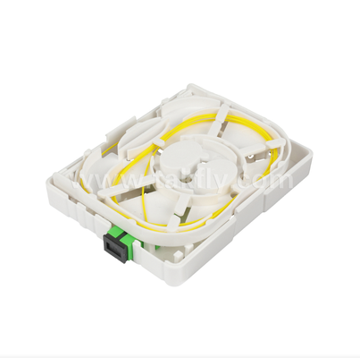 TKS-1806-02GB ফাইবার টার্মিনেশন বক্স- ডেস্ক বা ওয়াল মাউন্ট, FTTH ফাইনাল ড্রপ এবং পিগটেল টার্মিনেশন জন্য আদর্শ