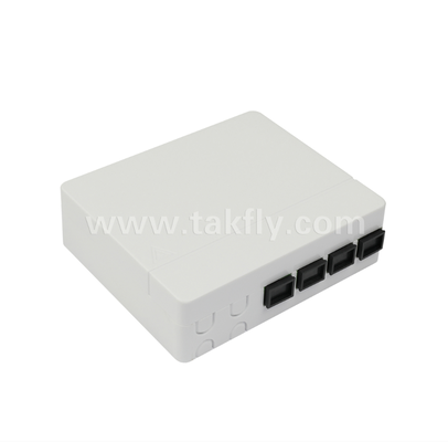 TKS-1806-04C-4 পোর্ট ফাইবার টার্মিনেশন বক্স - সারফেস মাউন্ট, SC/LC সামঞ্জস্যপূর্ণ, ওয়ার্ক এরিয়া সাবসিস্টেমের জন্য মডুলার ডিজাইন।