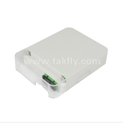 TKS-1806-02W FTTH ফাইবার অপটিক ওয়াল আউটলেট – গ্রাহকের প্রাঙ্গনের জন্য কমপ্যাক্ট ইনডোর টার্মিনেশন বক্স