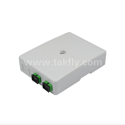 TKS-1806-02E 2-পোর্ট ওয়াল মাউন্ট বক্স ¢ FTTH এর জন্য যান্ত্রিক সুরক্ষা এবং ফাইবার ম্যানেজমেন্ট