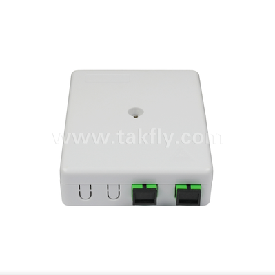TKS-1806-02E 2-পোর্ট ওয়াল মাউন্ট বক্স ¢ FTTH এর জন্য যান্ত্রিক সুরক্ষা এবং ফাইবার ম্যানেজমেন্ট