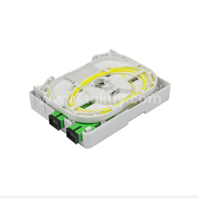TKS-1806-02E 2-পোর্ট ওয়াল মাউন্ট বক্স ¢ FTTH এর জন্য যান্ত্রিক সুরক্ষা এবং ফাইবার ম্যানেজমেন্ট